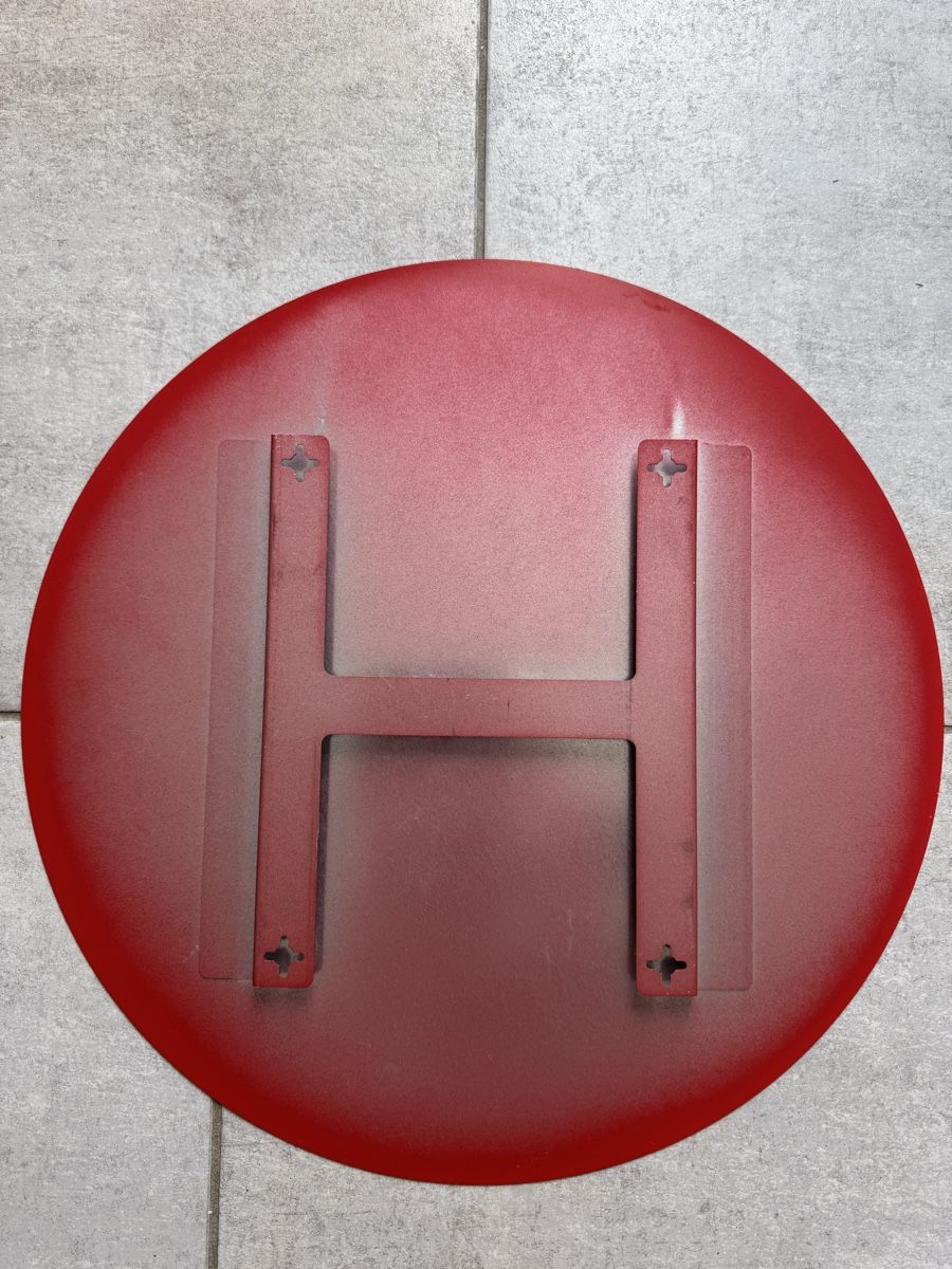 Wandtafeln: Magnettafel rund rot – Gebraucht aus Büttikon AG von Pastis44 1