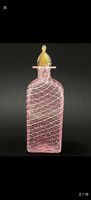 Murano Parfümflakon  Kunstglas mit Blattgold-Stopfen 