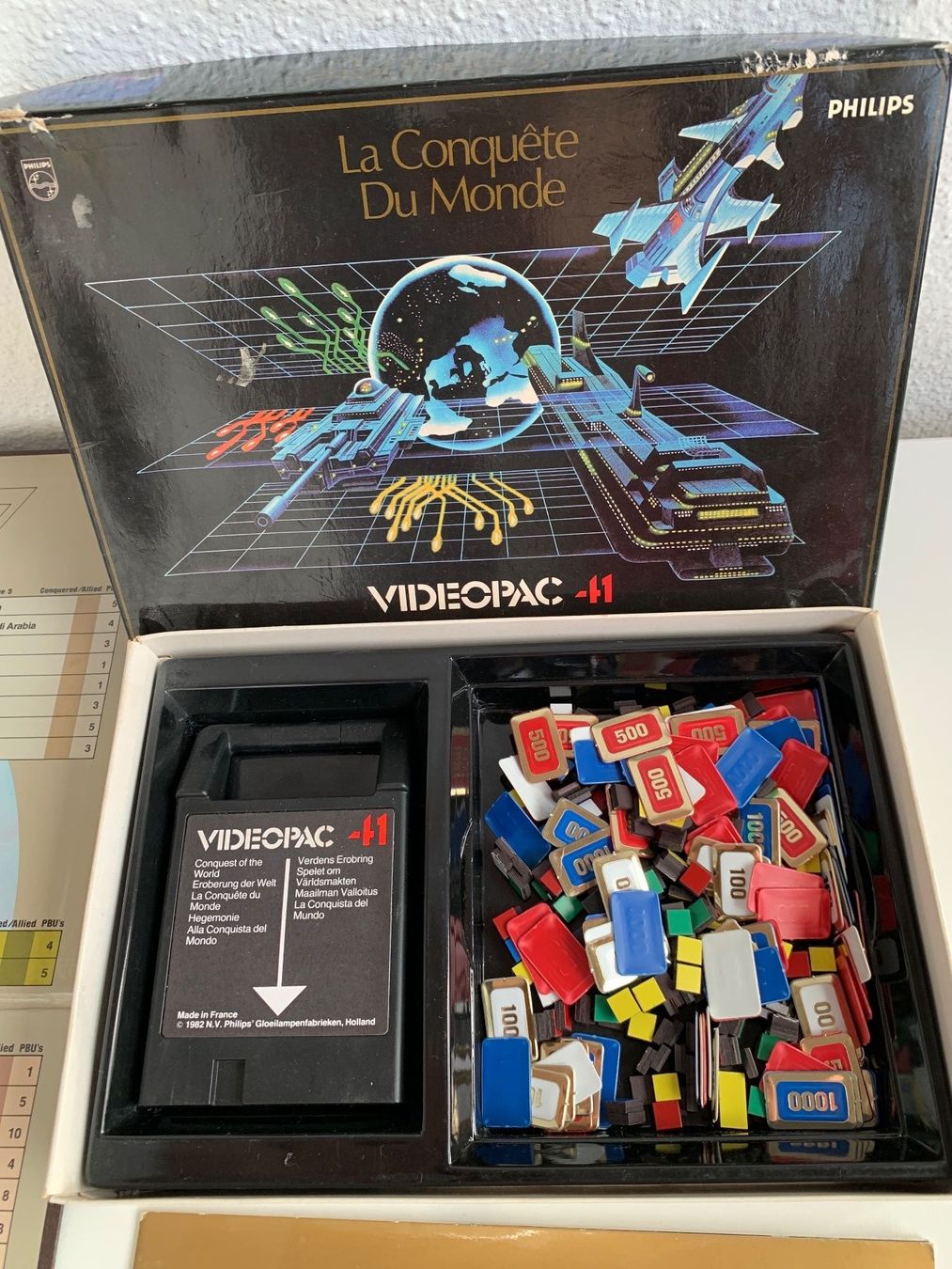 Spiele: PHILIPS VIDEOPAC 41 - Eroberung der Welt – Gebraucht aus Kaiseraugst von Marsupower 1