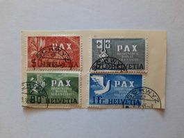 PAX Zst 267- 270,  Schwyz 8.V.45 (aussergewöhnlich)