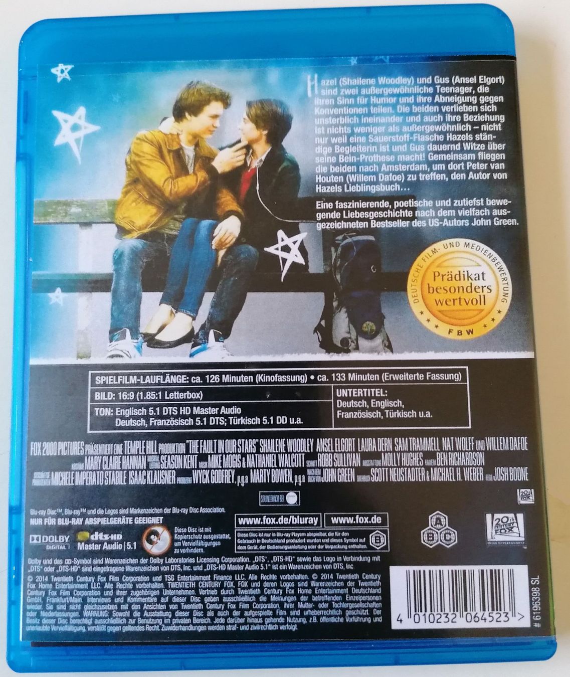 Alle DVDs: Das Schicksal ist ein mieser Verräter - Blu-ray - – Gebraucht aus Oberurnen von mackrokodile 1