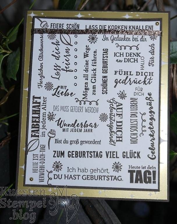 Stampin' up! Timbri: Stempelset von Stampin up "Geburtstagsmix" – Usato da Frauenkappelen venduto da evangelina78 1