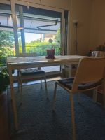 White Dining Table with 2 Chairs