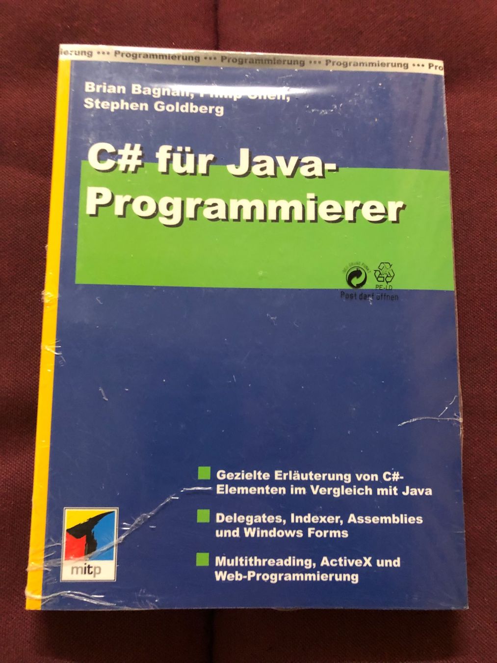 Livres: C# (CSharp) für Java-Programmierer - mitp - originalverpackt – Neuf avec emballage d'origine à Niederhasli par thozam