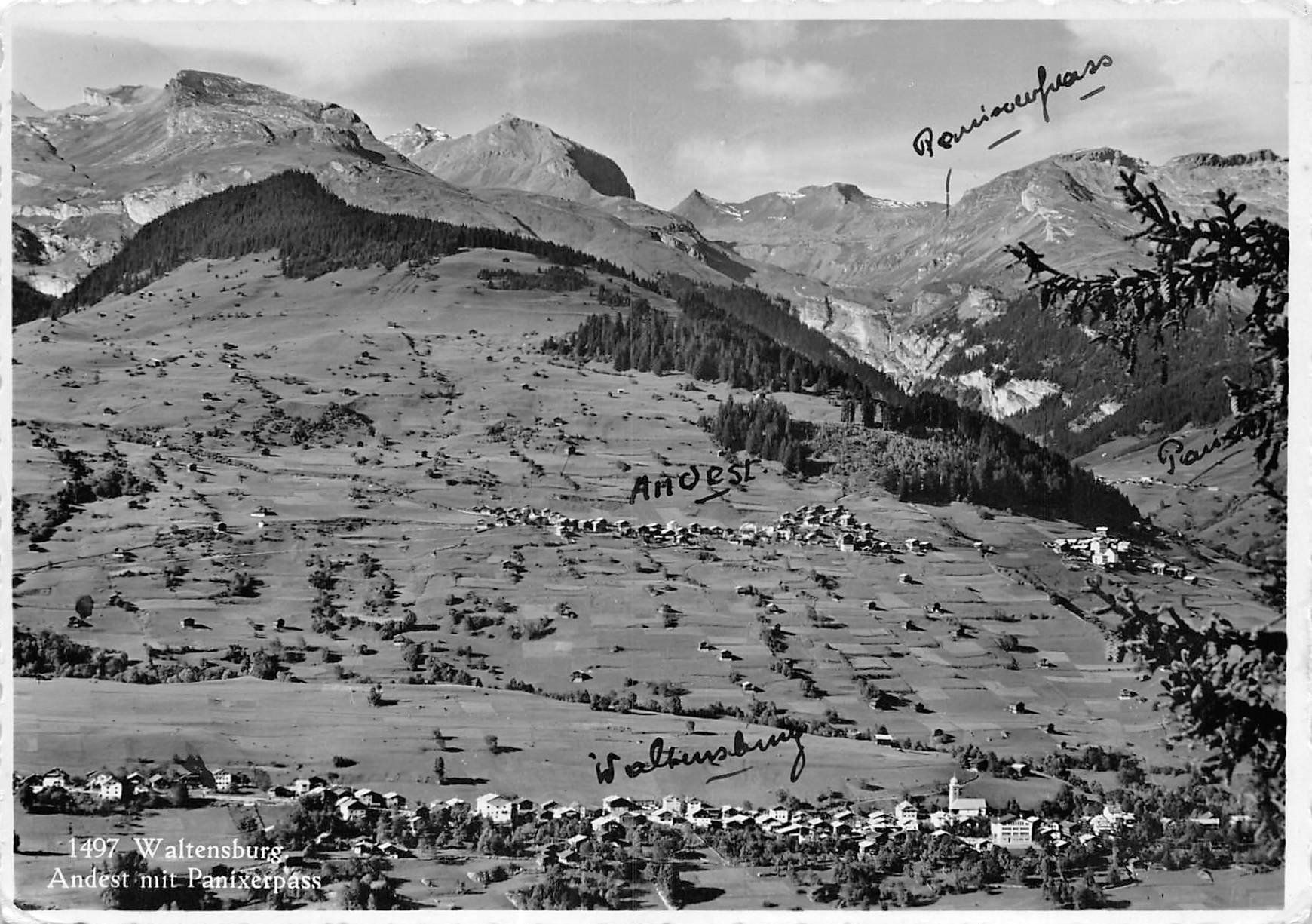Cartoline postali: Waltensburg, Andest – Usato da Ottikon b.Kemptth. venduto da Neptun1974