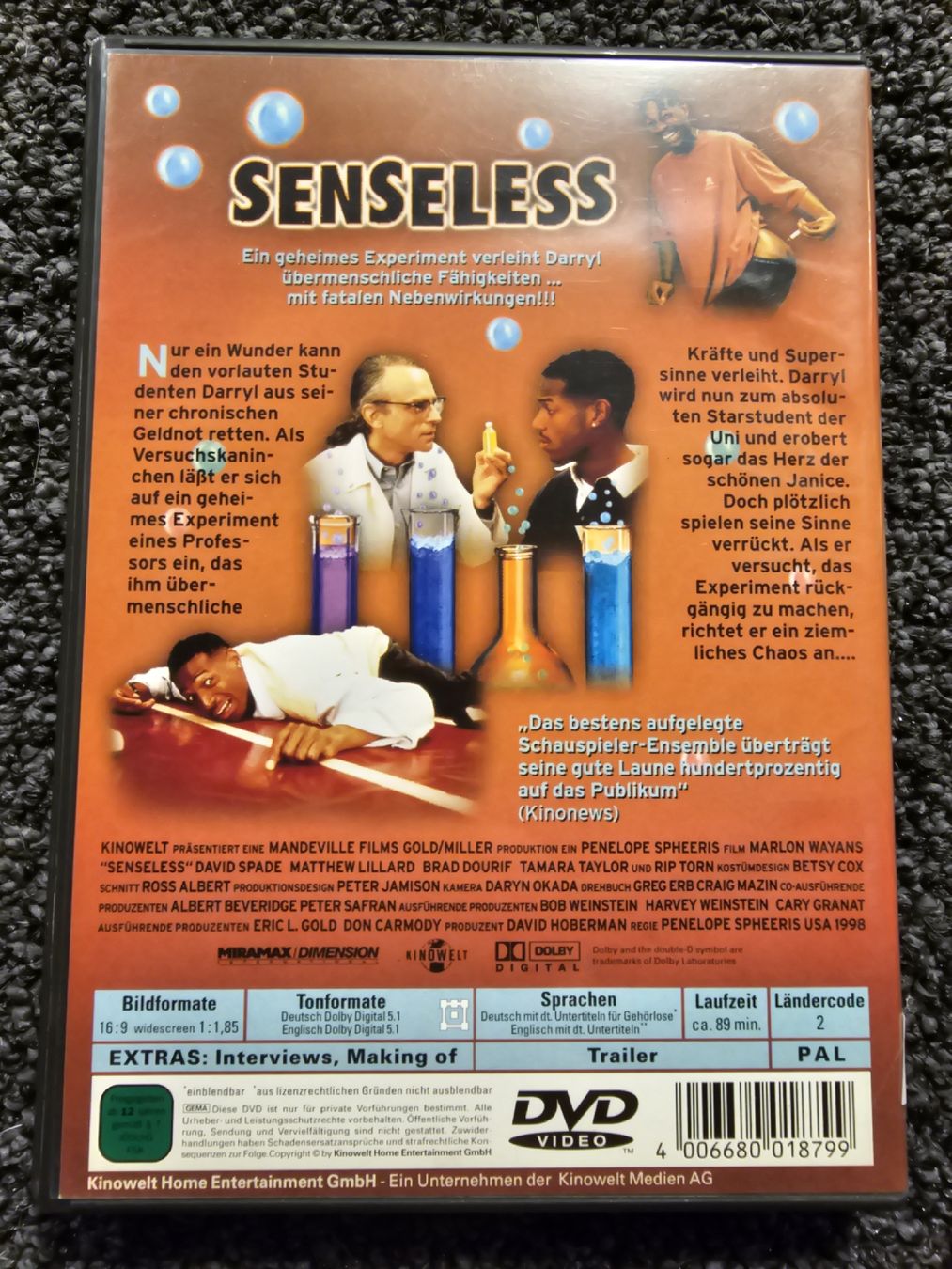 Alle DVDs: DVD Senseless (18646) – Gebraucht aus Ruswil von jan_bxl5 1