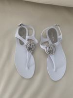 RARITÄT - stylische/edle ARMANI Jeans Flip-Flops, weiss, 38