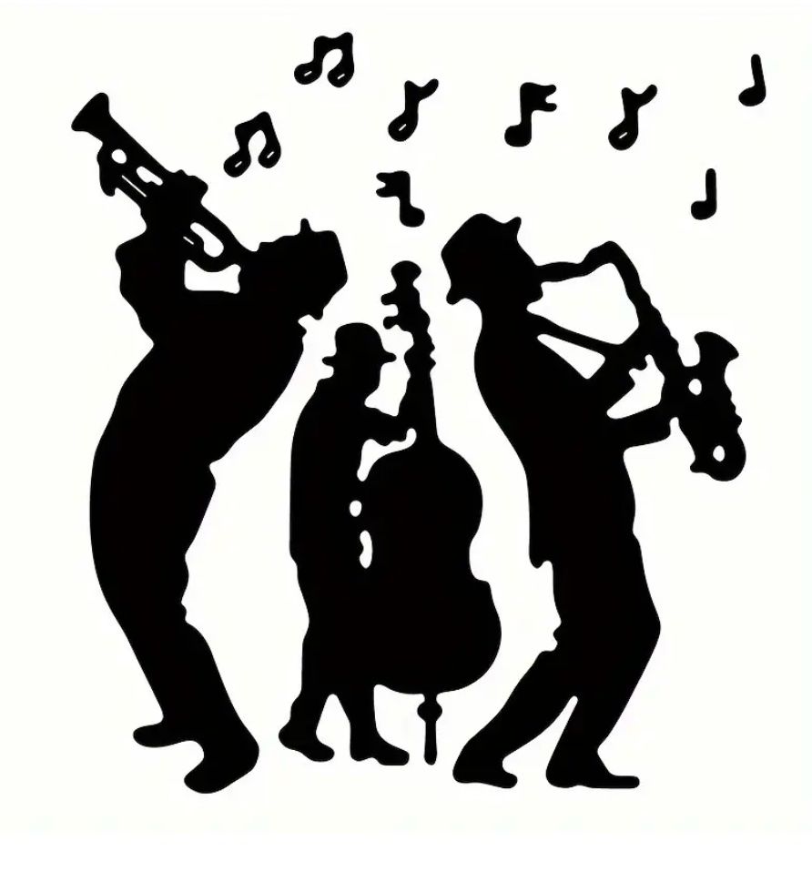 Sciablone: Jazzband - Stanzschablonen – Nuovo e nell'imballaggio originale da Frenkendorf venduto da jazzplatten 2