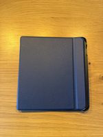 Tolino Vision 5 Leder Tasche Flip Cover Dunkelblau