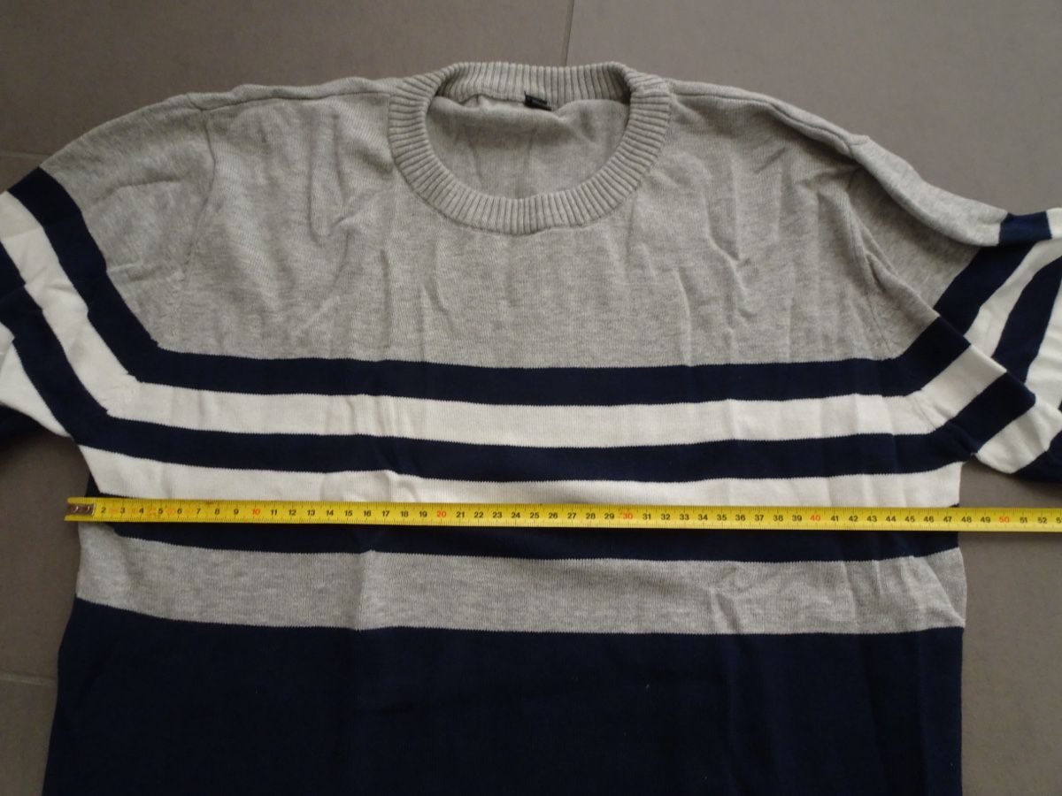Maglioni & Felpe: Pull rayé marine gris, taille M – Usato da Sierre venduto da MeJC_3960 1