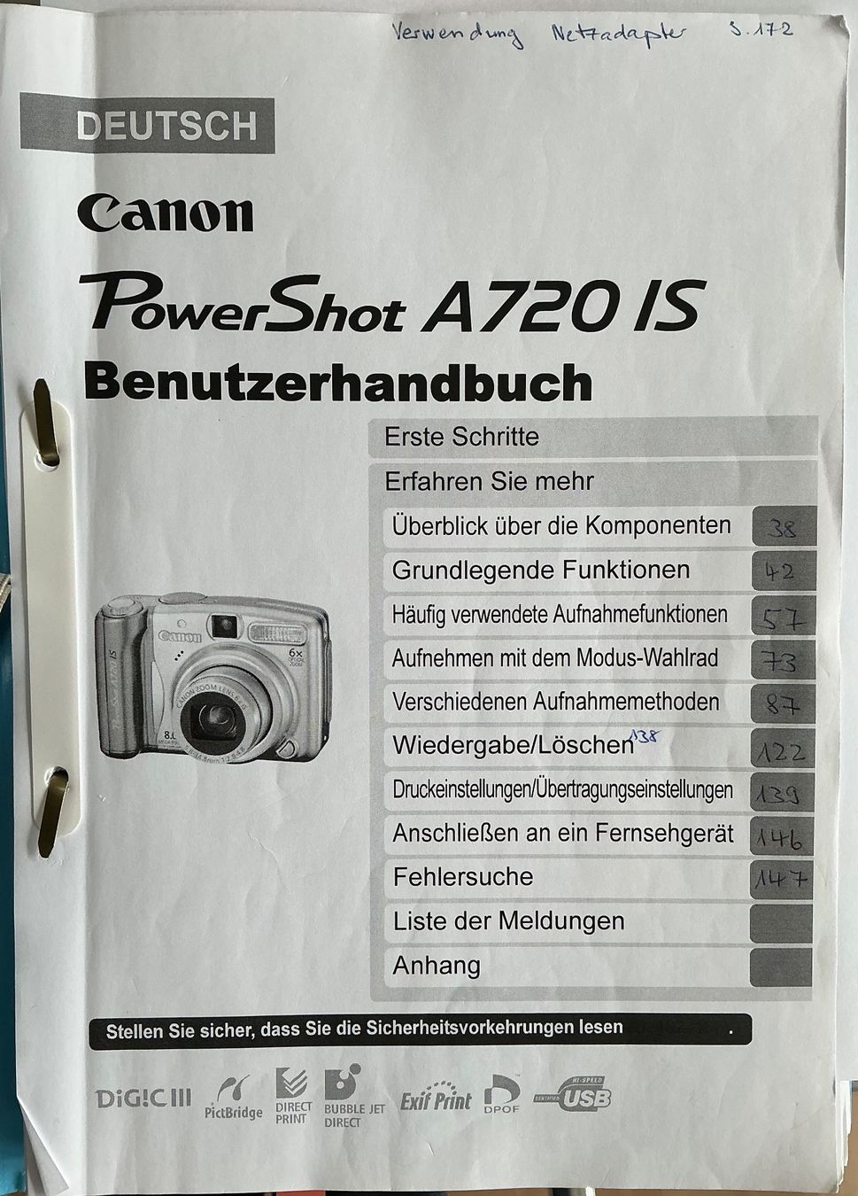 Canon Kamera: Canon Power Shot A720 IS – Gebraucht aus Winterthur von EstherR 6