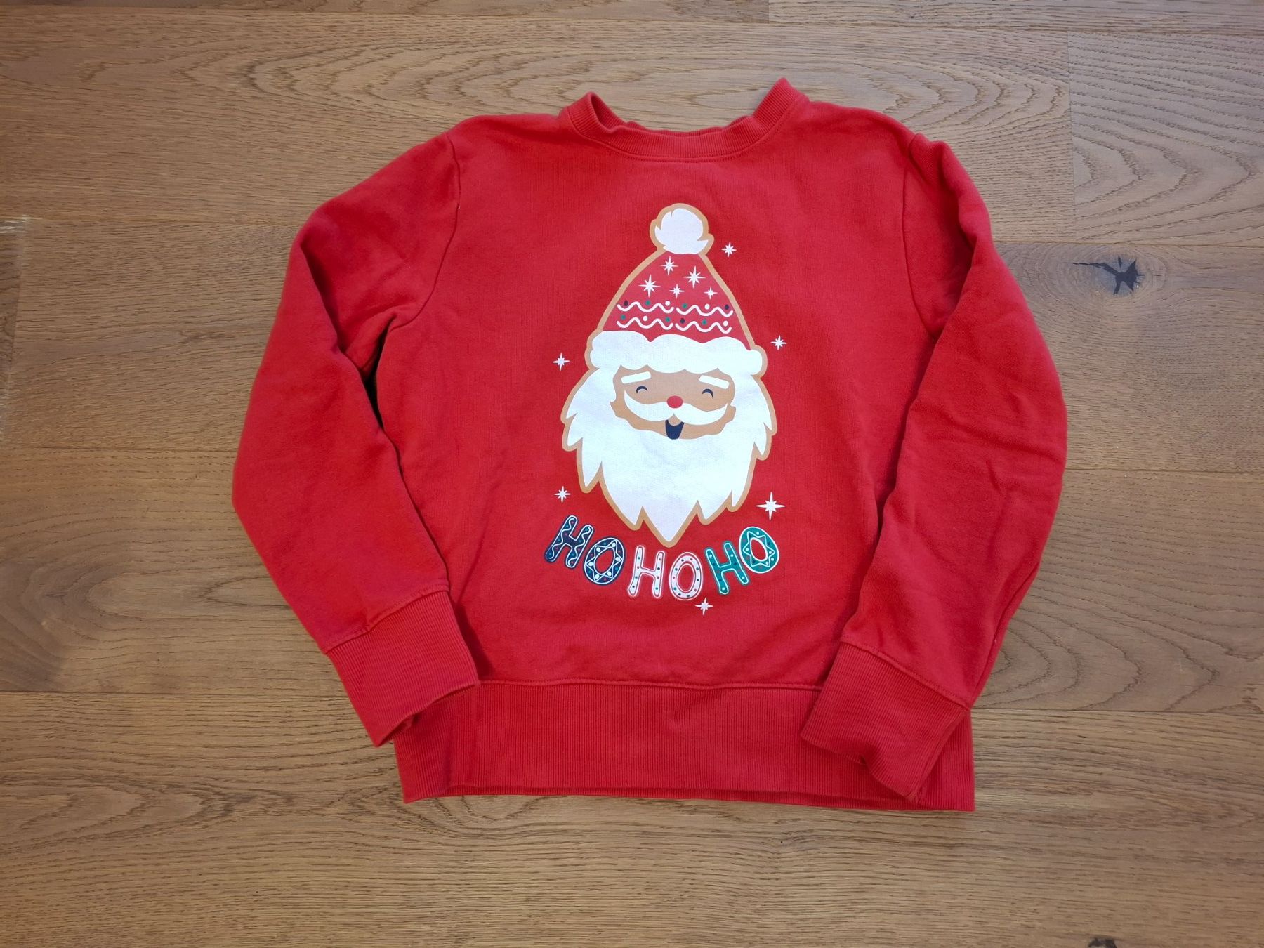 Maglioni & Felpe: Damen Pullover Nikolaus / Weihnachtspullover rot Gr. S – Usato da Mels venduto da Aloha86