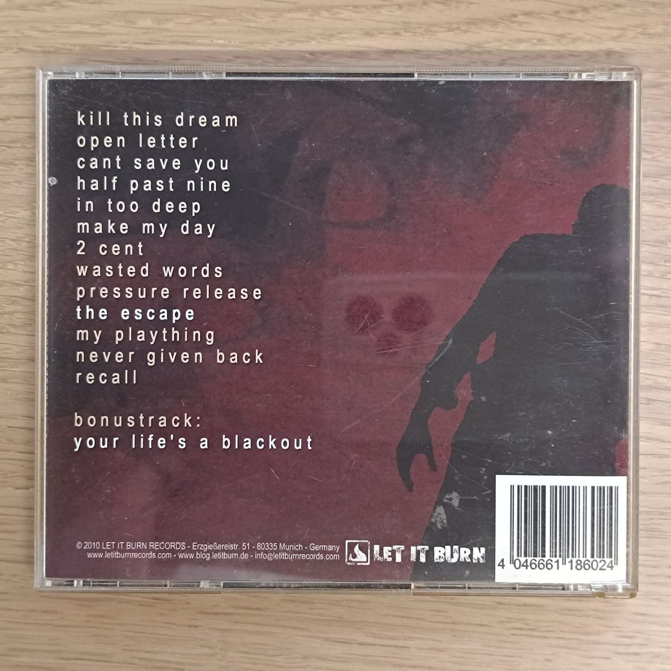 CD: Black Friday '29 The Escape CD  F12 – Usato da Sessa venduto da fraenklishop 1