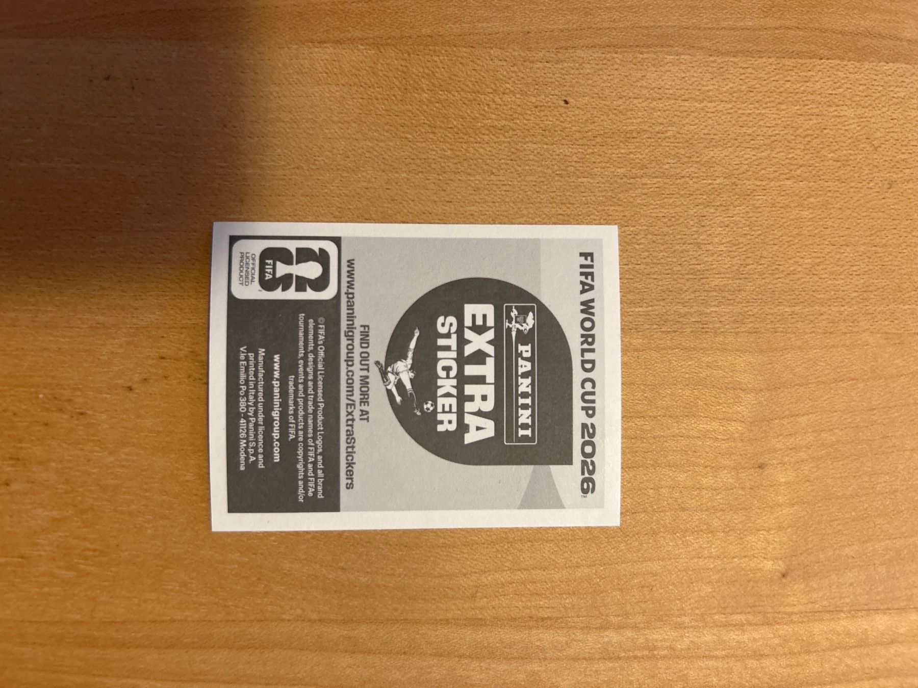 Panini Carte collezionabili: Luka Modric extra Sticker – Nuovo (secondo la descrizione) da Berg TG venduto da David399 1