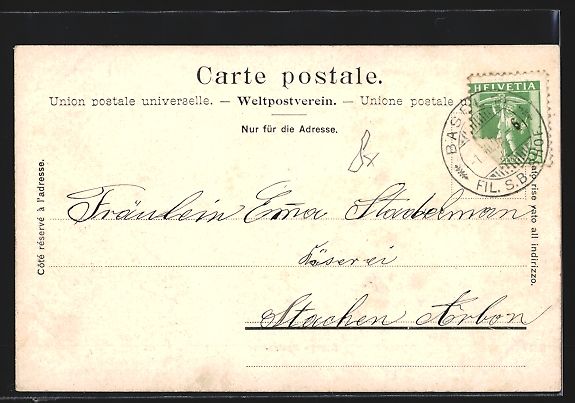Cartes postales: AK Basel, Spalentor mit Strassenbahn – D'occasion à Berlin par bartko-reher 1