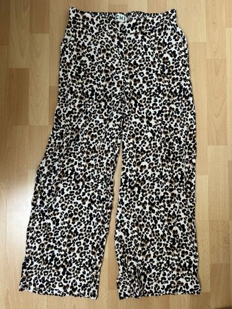 ICHI Hose mit Leo-Print, Grösse 34 – Sommer-Musthave!