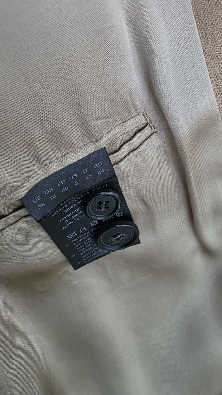 Jacken: Marke Set Blazer 38 – Gebraucht aus Basel von Ffm 2