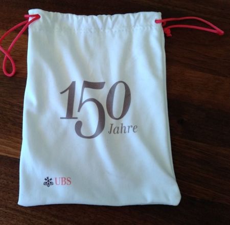 UBS 150 Jahre Beutel Sack    neu !