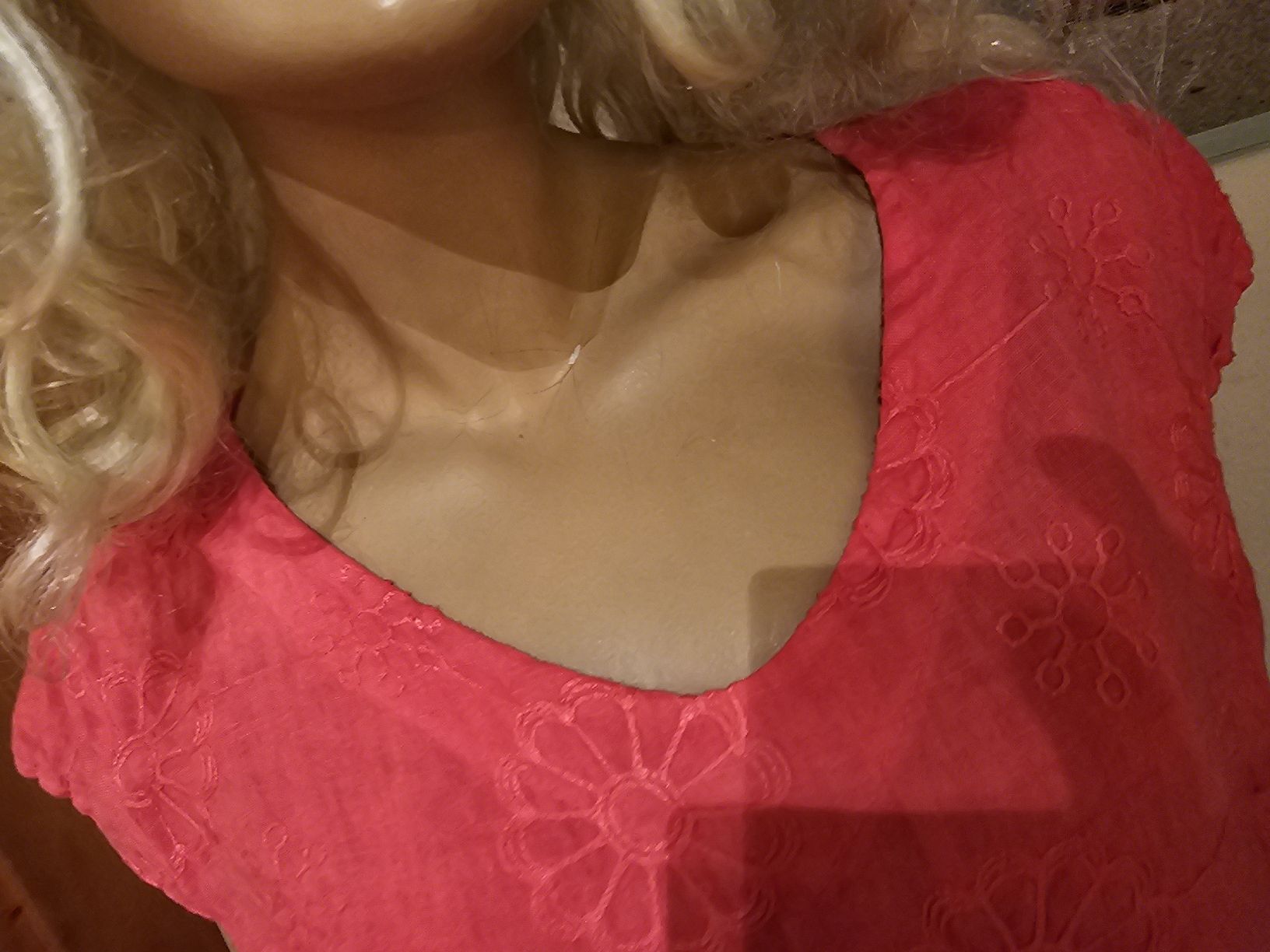 Vestiti: rotes ,leichtes Leinenkleid/Sommerkleid – Nuovo (secondo la descrizione) da Ferden venduto da jemyce 1