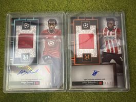 Cartes Autographes Topps Angel Gomes Johan Bakayoko