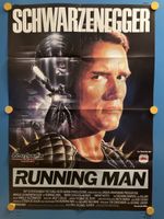 Original Kinoposter: Running Man - Schwarzenegger, 1987!