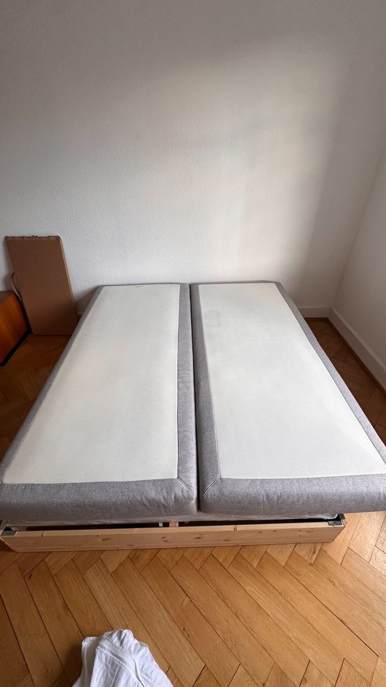 Materassi: 2x Boxspring-Matratzen 90x200 cm + Topper 180x200 – Usato da Basel venduto da m_carrino