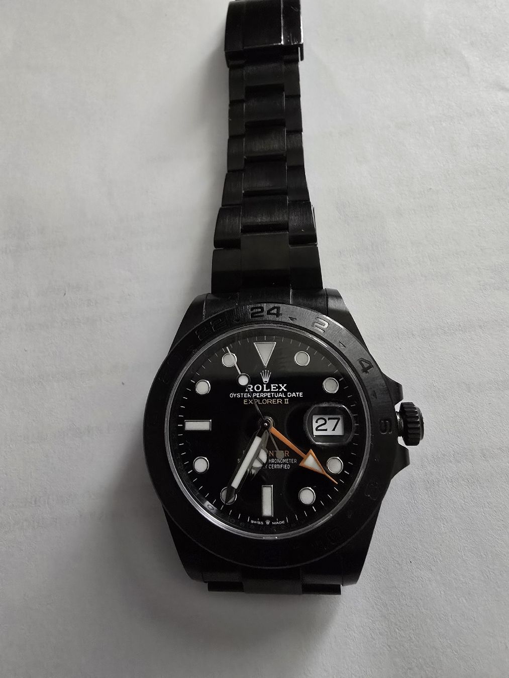 Rolex Orologi: Rolex Explorer II Styve McQueen Pro Hunter – Nuovo e nell'imballaggio originale da Winterthur venduto da inf_5yby 4