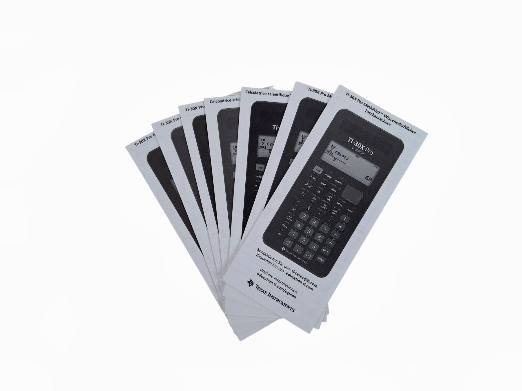 Texas Instruments Taschenrechner: TEXAS INSTRUMENTS TI-30x Pro Taschenrechner – Neu (gemäss Beschreibung) aus Breitenbach von Restwert_Breitenbach 7