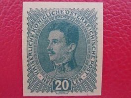 Österreich: Nr.222: geschnittener Probedruck ** +signiert