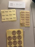 Sticker Set „Vielen Dank, Thank you“ Online-Shop