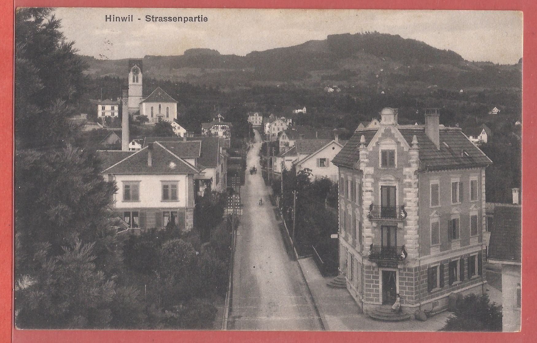 Cartoline postali: Hinwil - Strassenpartie 1911 – Usato da Fislisbach venduto da Porano