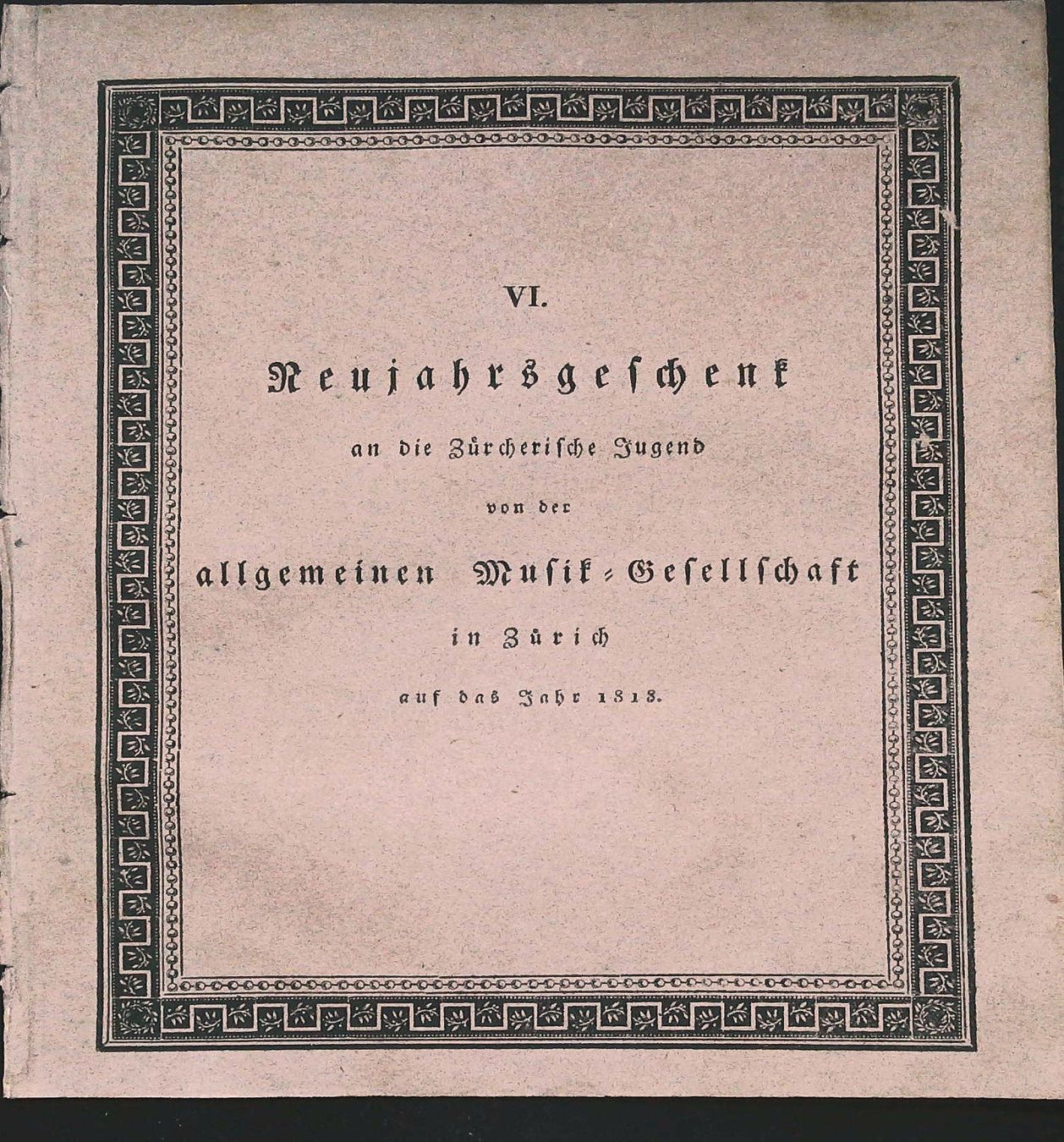 Stiche: Vierwaldstättersee  Neujahrsblatt 1818 – Gebraucht aus Rafz von Helvet32 1