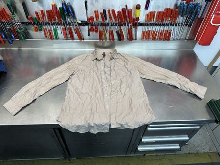 Herren Hemd Boggi Milano beige Grösse XL