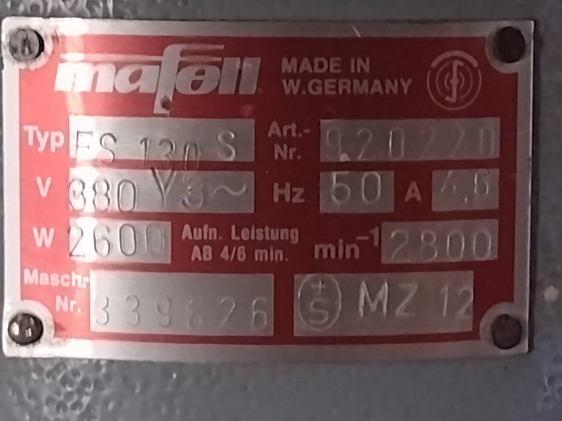 Mafell Tutte le macchine: Mafell FS 130 S Kervenhobel – Usato da Dinhard venduto da Mittelstenweiler 4