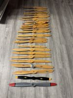 24 Stk. Holzpropeller / Flugzeugpropeller