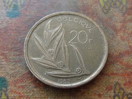 BELGIQUE  20  Francs  1982