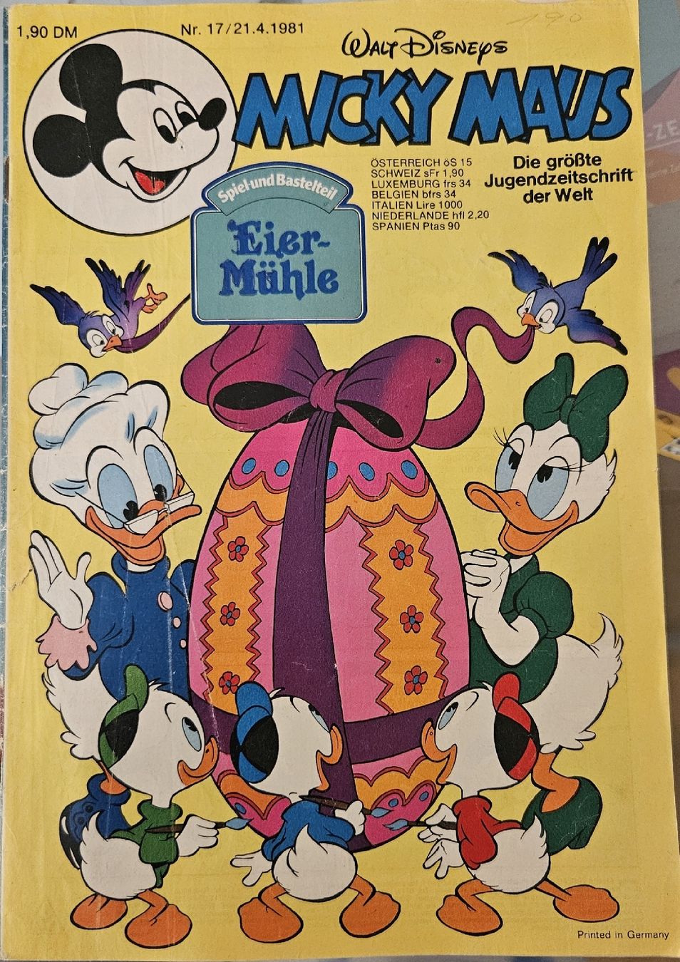 Fumetti: Micky Maus Nr. 17/21.4.1981  – Usato da Basel venduto da Melibu