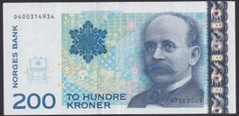 Norwegen 200 Kroner 2009