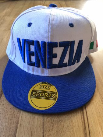 Snapback Cap Venezia Weiss 7 1/8 | Kappe Gr. 57 cm NEUwert