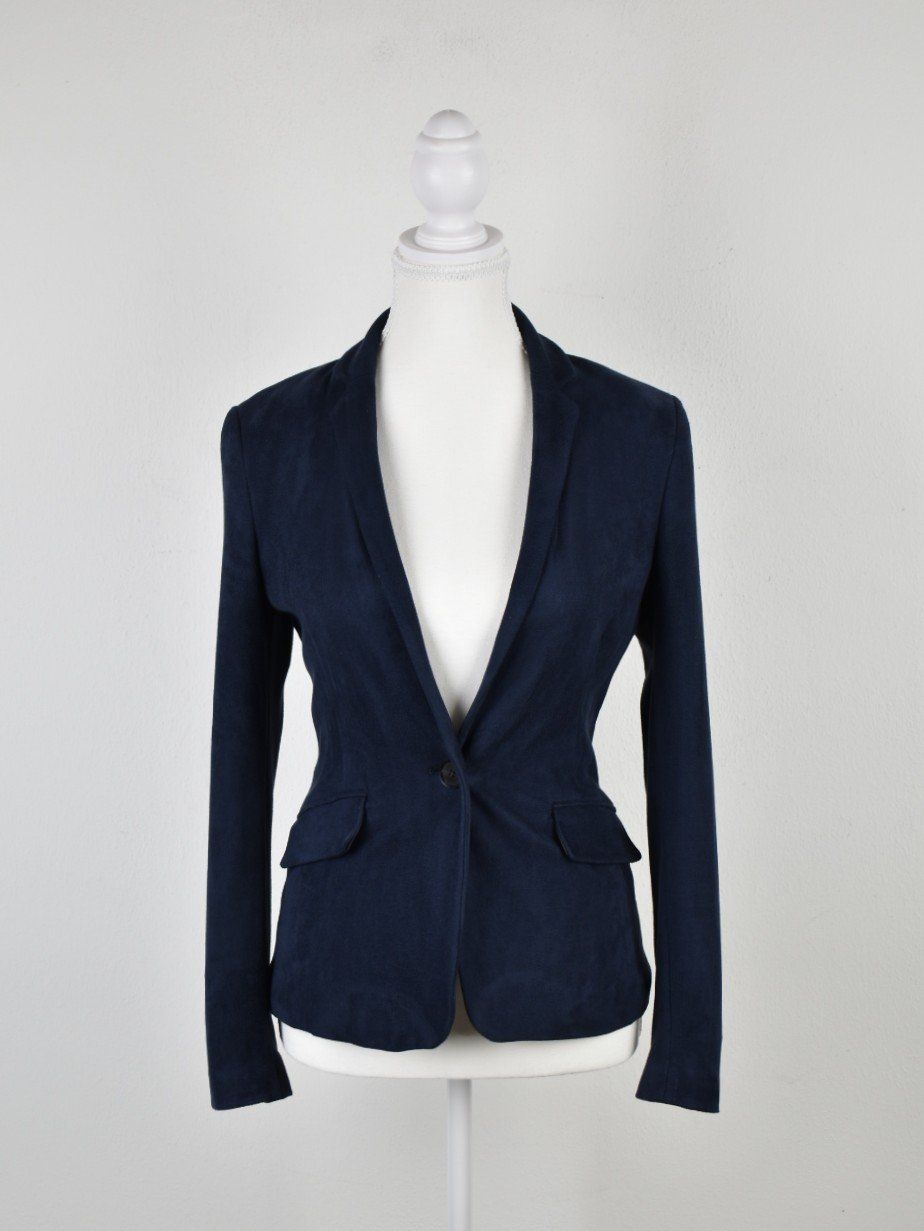 Esprit Giacche: Esprit Blazer, Gr.32/34, dunkelblau, Wildlederoptik – Nuovo (secondo la descrizione) da Nürensdorf venduto da 2ND_STORY 1