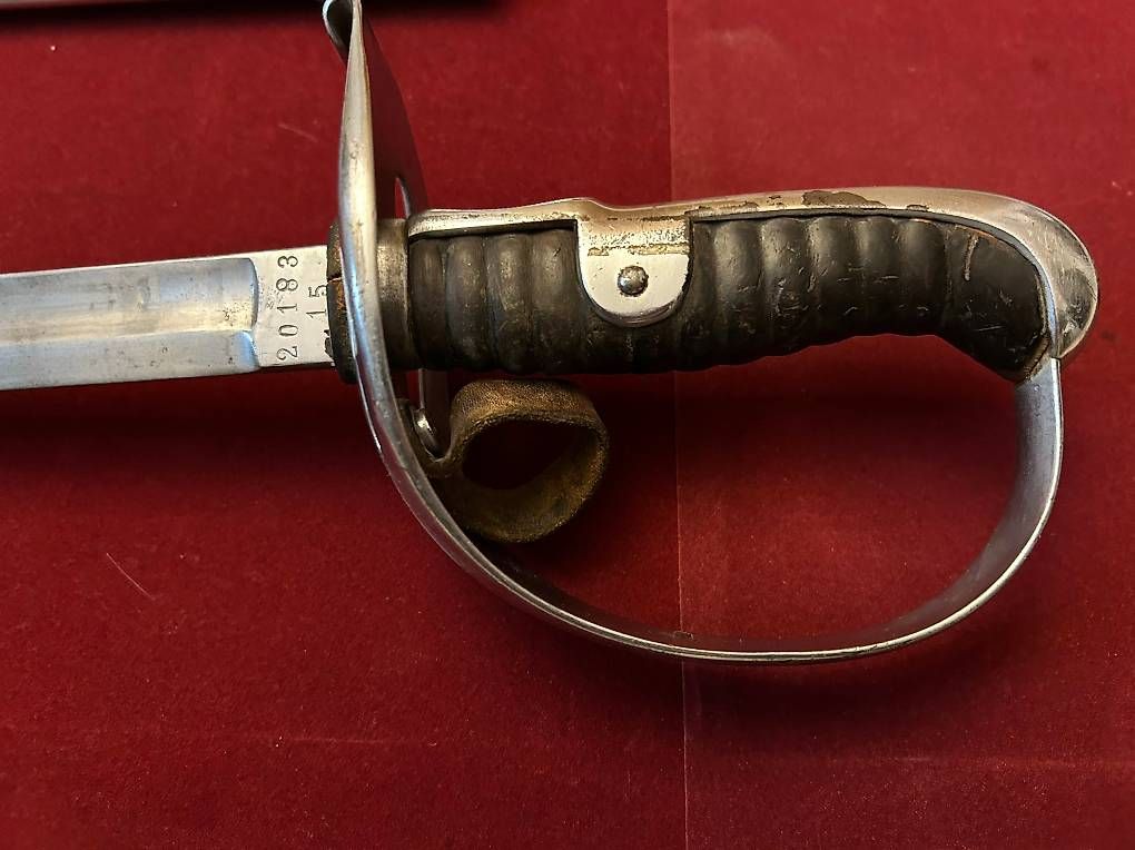 Armi bianche: Kavalleriesäbel Schweiz M1896 – Usato da Walchwil venduto da Holger2 2
