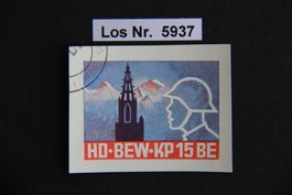 2. Weltkrieg-Marke HD Bewachungsdienst              Los 5937