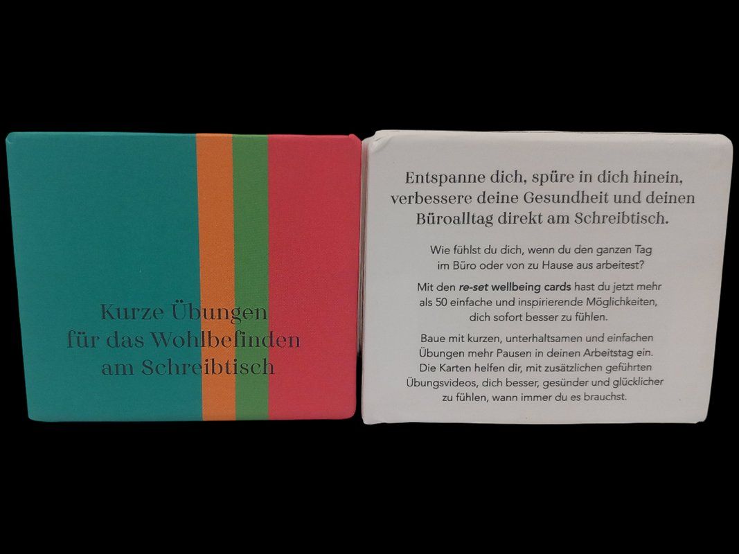 Livres: RE-SET Wellbeing Cards – D'occasion à Hünenberg par Restwert_Zug 3