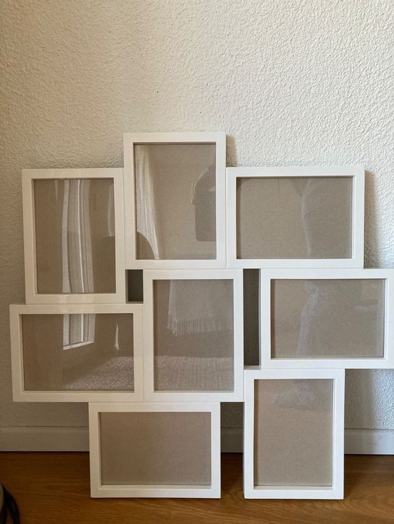 100er Leinen-Leporelloblock 15x21 cm, weiß mit Umrandung in schwarz