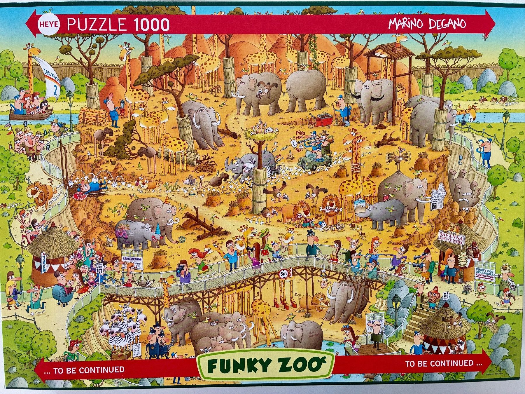 Heye Puzzle: Puzzle Heye - African Habitat – Usato da Ammerzwil BE venduto da Frama0