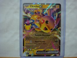 Pokémon Pikachu ex 054/128 30th Celebration FR