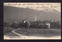 Hausen a.A. ZH, 1905, ʘ Sihlbrugg-Station + Haslen-Glarus