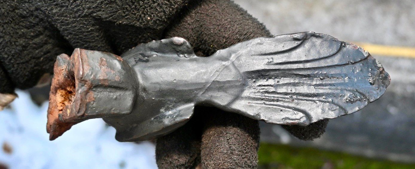 Figuren: alter GUSSEISEN Vogel gartenfigur etc A – Gebraucht aus Pfaffhausen von mono_rec 9