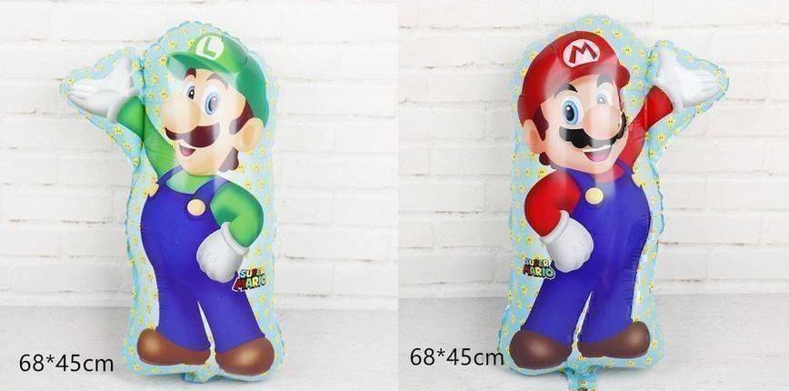 Tutte le decorazioni: 2 x Luftballon Super Mario Bros + Luigi – Nuovo e nell'imballaggio originale da Gurmels venduto da Swisspod 1