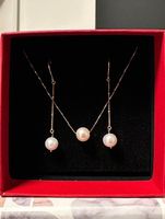 NEU: Stroili - Goldkette und -ohrringe mit Perlen